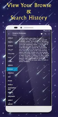 Dream Meanings Dictionary android App screenshot 0